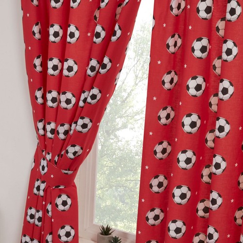 Fußball rot vorhänge voll - fußball,