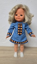 Spielpuppe Puppe Vinylpuppe DDR 38 cm Schlafaugen Vintage