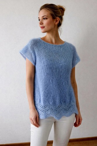 Pullover damen kurzarm - ,