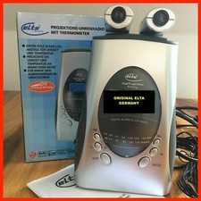 ELTA GERMANY PROJEKTIONS UHRENRADIO THERMOMETER UHRZEIT PROJEKTION RADIO