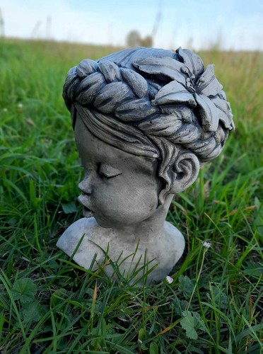 Garten büste statue steinguss - statue,