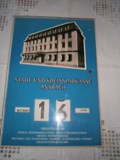Ewiger-Dreh-Kalender Stadt-Kreis-Sparkasse Ansbach  50er-60er Jahre Werbung