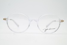 Brille John Lennon JO 58 Transparent Gold Oval Brillengestell eyeglasses Neu