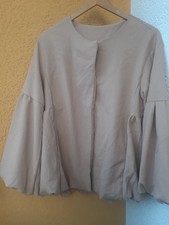 Puffärmel Jacke Mit