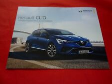 RENAULT Clio V "R.S. Line Edition" Sondermodell Prospekt Brochure Depliant 2020