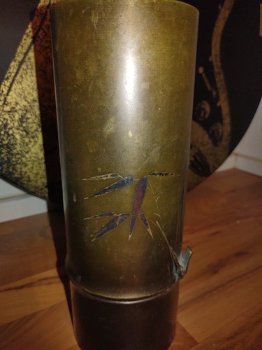 Vase bronze japan meiji - bronze,