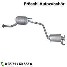 komplette Auspuffanlage ab KAT