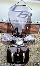 Windschild Getönt Roller Windabweiser-Windschutz Retroroller Motorroller Scooter