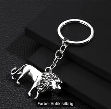 Löwe Schlüsselanhänger Löwen Galatasaray Lion Anhänger Edelmetall Neu OVP