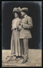 Enrico Toselli und seine Frau