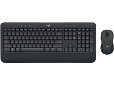LOGITECH MK545 Advanced, Tastatur & Maus Set, kabellos, Schwarz