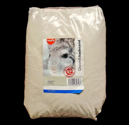 Chinchilla badesand 25kg - chinchilla,