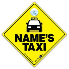 TAXI Autoschild