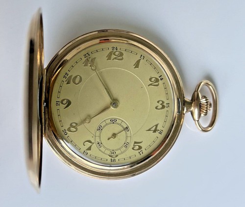 Antike doppeldeckel savonette - antike,