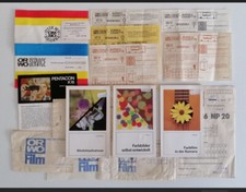 DDR ORWO Film Konvolut Versandt., Filmbeilg., PENTACON 16 Bedienanlg.+ 3x Bücher