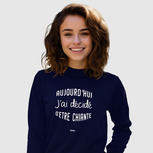 Damen sweatshirt marineblau - damen,