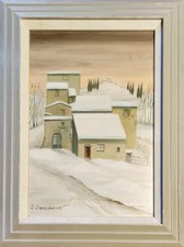 Kleines Ölgemälde. Original