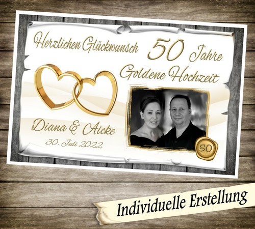 Urkunde karte geschenk - geschenk, 50