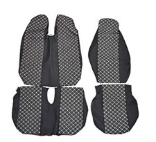 Black with white stitching - with,