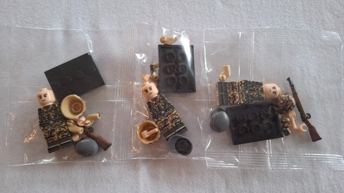 Set mit soldaten minifiguren - set, 3