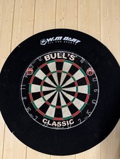 Dart Set Steeldart komplett, Bulls Classic Dartscheibe, Dartpfeile RED DRAGON