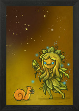 Driad gerahmtes Wandbild