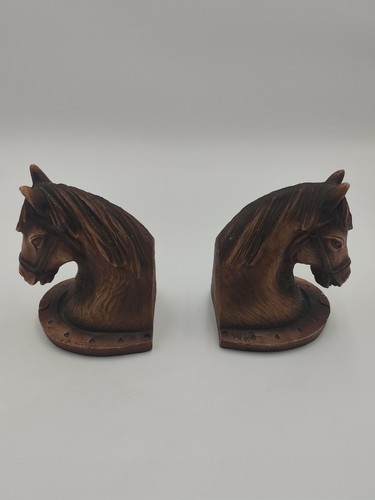 Vintage horse bookends - vintage,