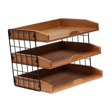 Holz Posteingang Tablett