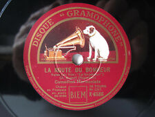 78rpm COMEDIAN HARMONISTS - La Route du Bonheur - Schellackplatte SELTEN !