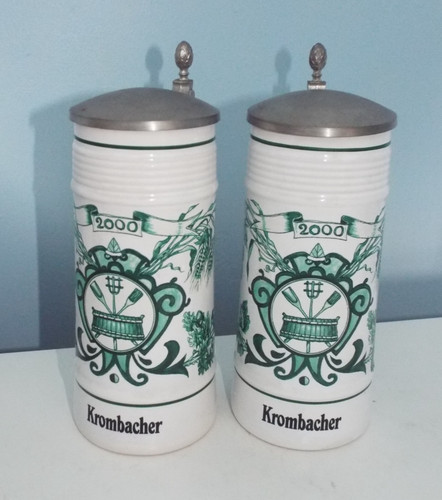 Krombacher bierkrüge - x,