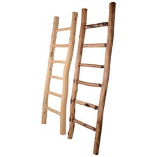 UNUS® Dekoleiter Holzleiter Leiter Handtuchhalter