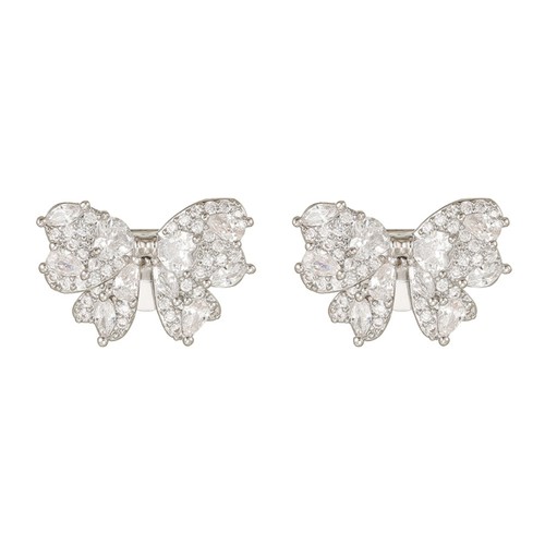 Sparkling butterfly ear clip - sparkling,