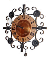 Wanduhr Schmiedeeisen