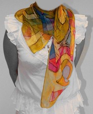 LUXUS Seidentuch 100x100 cm -