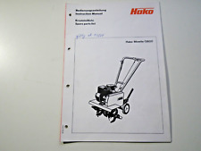 Bedienungsanleitung Ersatzteilliste Hako Minette (3601) Original Hausdruckerei