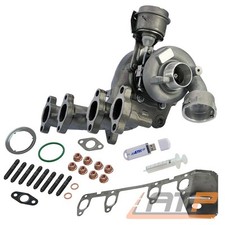 ABGAS-TURBO-LADER+KRÜMMER+DICHTSATZ MONTAGESATZ FÜR VW CADDY 3 1.9 TDI BLS 04-