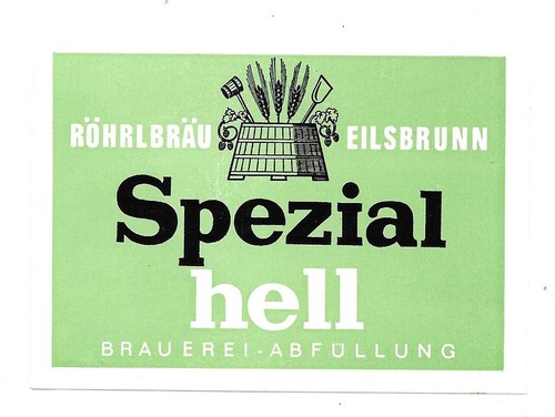 Bieretikett brauerei röhrl - bieretikett,