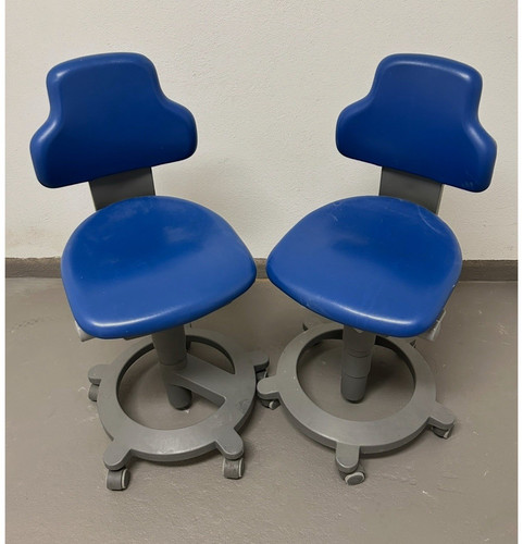 Sirona drehstuhl blau - 2x,