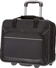 Amazon Basics Laptop-Trolley Rollen Koffer Hangepäck für Laptop 15,6 Zoll Tasche