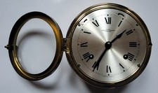 Wempe Chronometerwerke Hamburg Schiffsuhr Yachtuhr Glasenuhr Messing Uhr