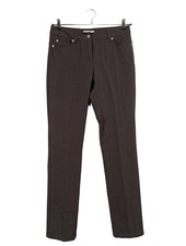 HIRSCH Stoffhose Damen Hose Gr. DE 38 braun Casual-Look