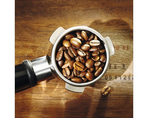 Glasbild kaffee arabica - kaffee, ii