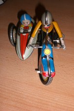 altes Blechspielzeug Motorrad