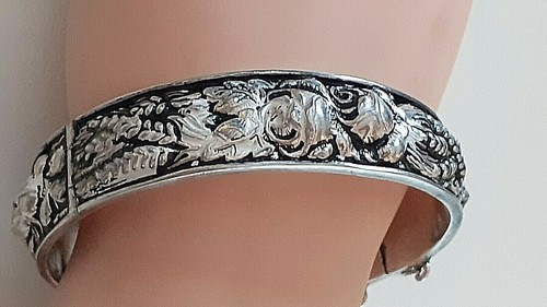 Silber design armreif 835 - armreif, °