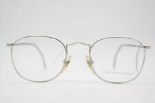 Vintage Brille Conquistador 100 M10A Silber Braun Oval Brillengestell eyeglasses