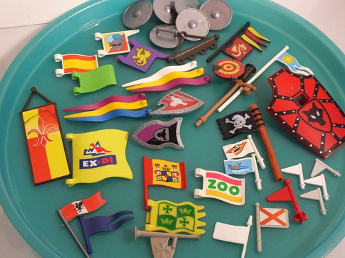 Playmobil schild flagge - playmobil, ritter