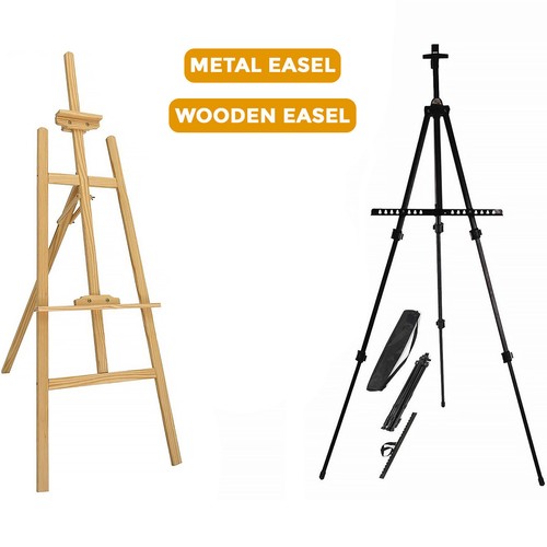 Holz metall studio staffelei - holz/metall,