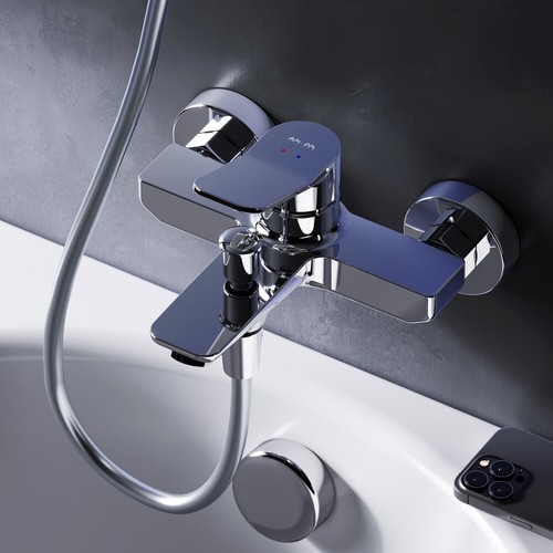 Badewannenarmatur mit