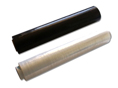 Stretchfolie 300m schwarz - 300m, /