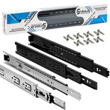 Schubladenschienen Vollauszug 45mm Schubladenauszug Teleskopschienen Stahlkäfig